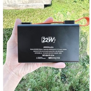  ndk.hcm box   chưa pin   sạc dự phòng 8  10 12 cell 21700 vỏ nhôm có quai sách đèn led sạc nhanh 22.5w 40000mah 50000mah 