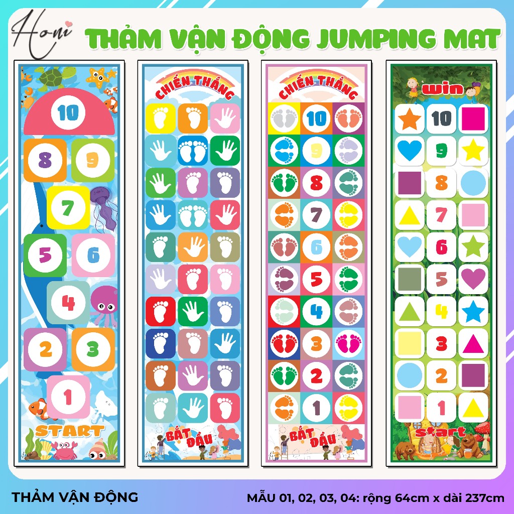 Thảm Vận Động Jumping Mat - Phát Triển Kĩ Năng Vận Động Cho Bé