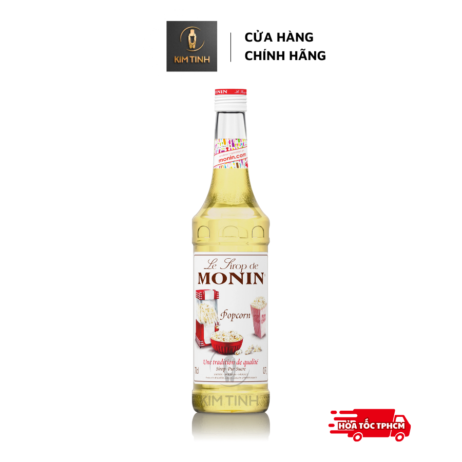 Siro | Syrup Monin Bắp Rang | Monin Popcorn 700ml