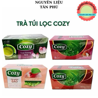 Trà Cozy Đào, Vải, Dâu, Hồng trà, Trà Xanh, Hoa cúc....