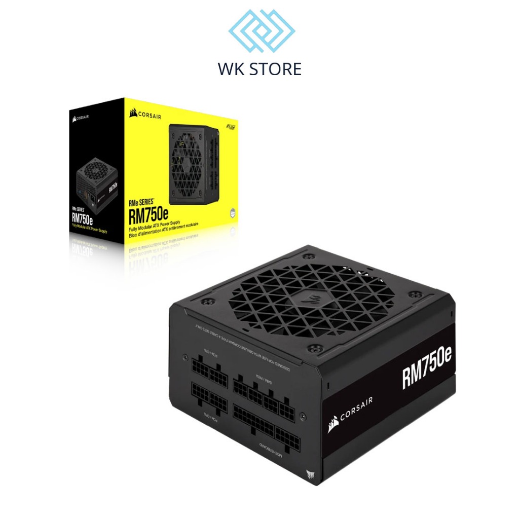 Nguồn máy tính Corsair RM750e / RM850e | 750W / 850W | PCIE5 | 80 Plus Gold | Bảo hành 84 Tháng