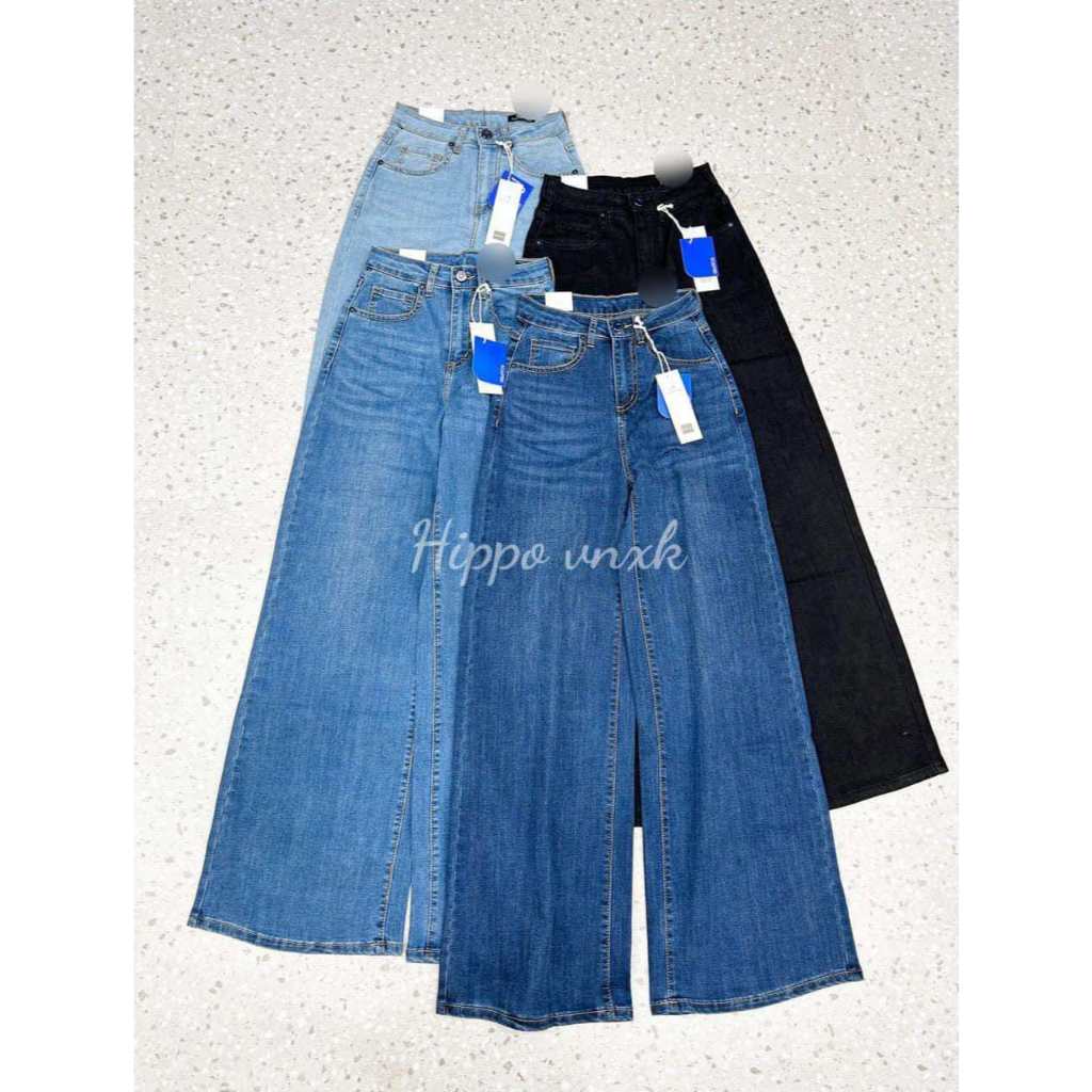 Quần jeans 2 màu ombre hàng vnxk -Chất jean mềm mịn co giãn mạnh size 26-30