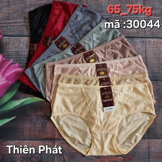  Quần lót Thiên Phát thun lạnh ép hoa phối ren cao cấp xxl 65_75kg cạp cao 