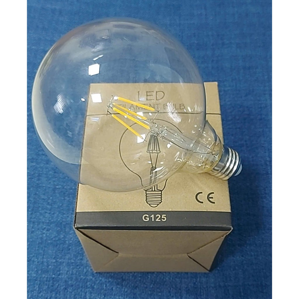 [Hàng chính hãng] - Bóng Led trang trí Globe 4W 2700K E27 G125 điều chỉnh sánh sáng (Dimmable)