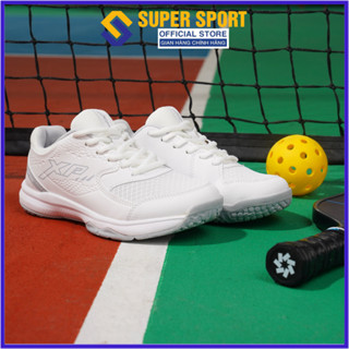Giày Chơi Cầu Lông, Bóng Chuyền, Pickleball XP V200 Nam Nữ Chính Hãng Màu Trắng - Đế Eva Siêu Nhẹ Chơi Sân Bê Tông Tốt