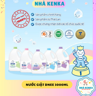 [ĐÃ BÁN HƠN 23KSP] Nước giặt Dnee 3000ml Đủ Màu - [CHÍNH HÃNG DATE 2025]