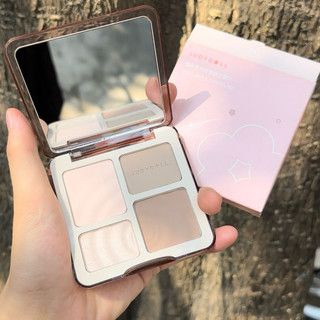  Bảng Judydoll 4 ô Phấn Bắt Sáng & Tạo Khối JUDYDOLL Highlight & Contour 9g Tone Lạnh 01  Chính Hãng  