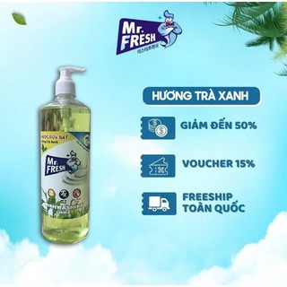 Nước rửa bát Mr.Fresh hương đào chai 800ml