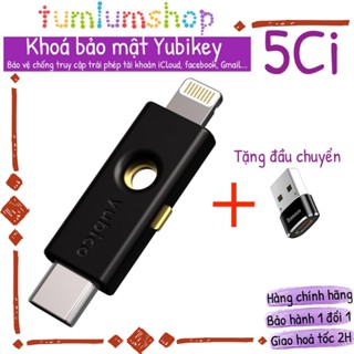Yubikey 5Ci Khoá bảo mật 2 lớp 2FA bảo vệ tài khoản facebook iCloud Gmail
