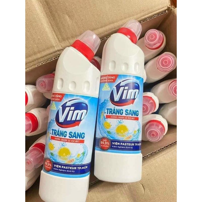 Vim Tẩy bồn cầu trắng sáng 400ml