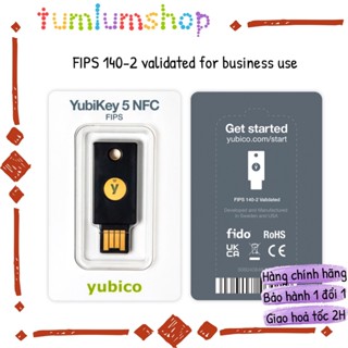 YubiKey 5 NFC FIPS Series - Thiết bị bảo mật phần cứng xác thực 2 yếu tố, hỗ trợ chuẩn FIPS 140-2