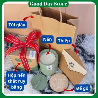  Nến thơm AGAYA candle cup LY XI MẰNG thơm phòng thư giãn với thành phần thiên nhiên từ sáp cọ 