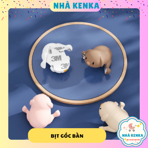 Dụng cụ bịt góc bàn silicon an toàn cho bé