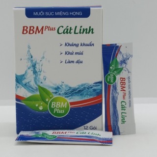 Muối súc miệng họng BBM Plus Cát Linh