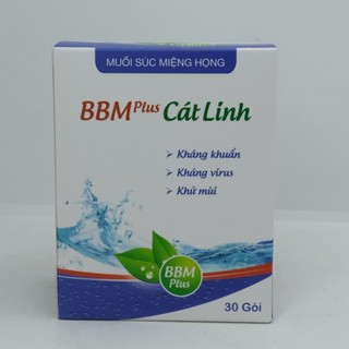 Muối súc miệng họng BBM Plus Cát Linh