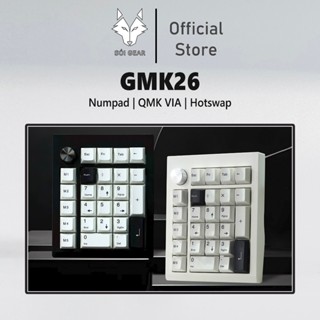 [HỎA TỐC HN - HCM] Bộ Numpad Bàn phím cơ GMK26 | Gasket Mount | 3 Modes | Hotswap | VIA