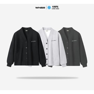 WNS Signature Cardigan - Áo khoác nỉ 2da cotton Basic Form Oversize Chính Hãng Local Brand WNS