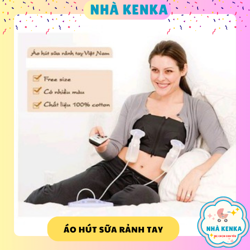 Áo hút sữa rảnh tay