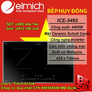 Bếp từ đôi Elmich ICE-3492