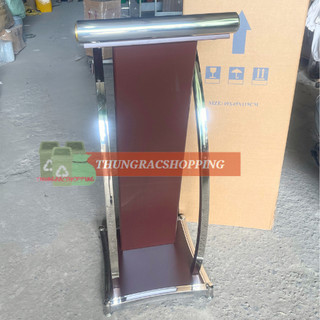 BỤC PHÁT BIỂU BẰNG GỖ MÀU NÂU ĐỎ E-011