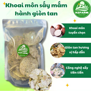  Khoai Môn Sấy Mắm Hành - H2farm - Giòn Tan - Snack - Ăn Vặt Snack Food 