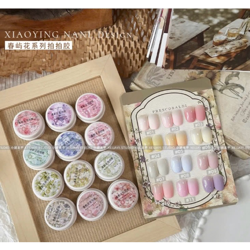 Gel dặm ombre tông paster OBADI dạng hủ