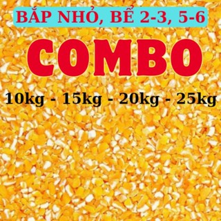 Bắp, Ngô làm thức ăn cho gà, chim, vịt 10kg - 25kg
