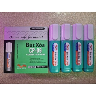 Hộp 12 Cây Bút Xóa Nước, Viết Xóa Nước King  16ml, Viết Xóa Nhanh Khô