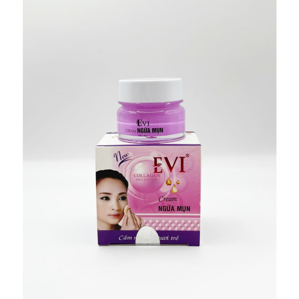 Kem ngừa mụn EVI 8g
