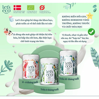 Sữa công thức hữu cơ Let's Eco Đan Mạch - 700g