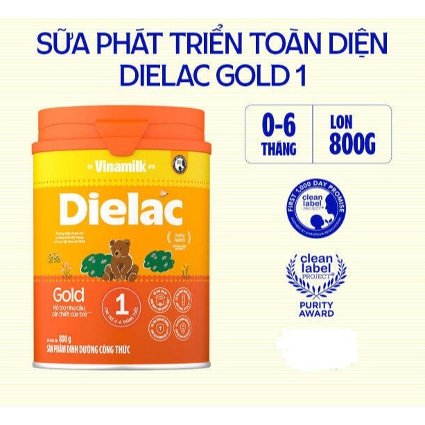 Sữa bột Dielac Alpha Gold 1 lon 800g