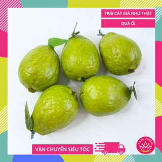 Trái cây giả, hoa quả giả trang trí, trái Ổi decor hàng quán đẹp như thật - Loại xịn