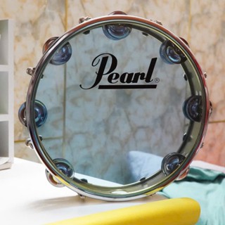 Trống gõ bo kim loại cao cấp viền vàng (tặng khoá chỉnh)