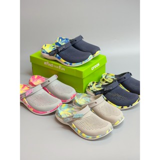  LC2 - Dép Cross Literide 360 Clog Dép Sục Đúc Lót Êm Ái - Họa Tiết Camo - 161 Store 