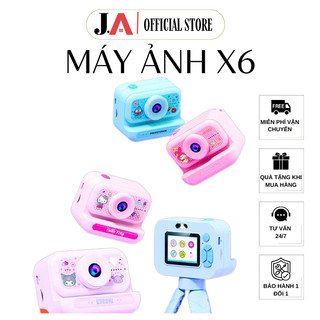  Máy Chụp Ảnh Quay Sanrio X6 Tặng Thẻ Nhớ Camera HD 1080 Cho Bé Hình Kuromi Hello Kitty Dễ Thương  JA OFFICIAL  