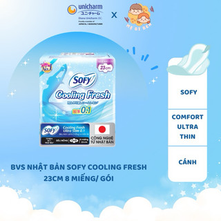Băng vệ sinh Nhật Bản Sofy Cooling Fresh 23cm 8 miếng/ gói