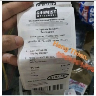 (Đủ bill) Vitamin Tổng Hợp Bầu Elevit 100v