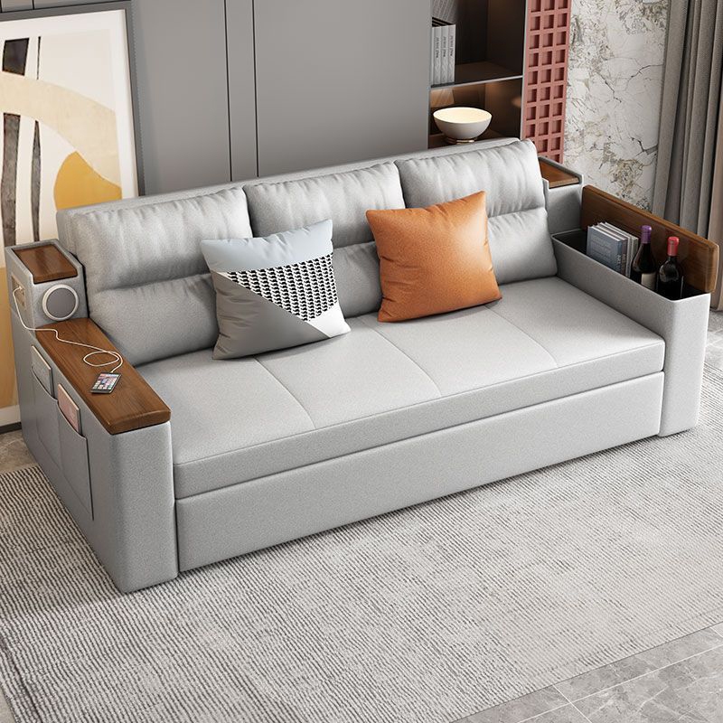 Giường sofa thông minh gấp gọn kèm loa bluetooth , ghế sofa giường đa năng có hộc để đồ cổng usb thế hệ mới | BigBuy360 - bigbuy360.vn