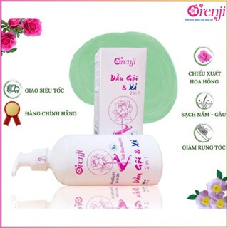  Dầu gội xả 2 in 1 trị gàu hương hoa hồng Orenji 