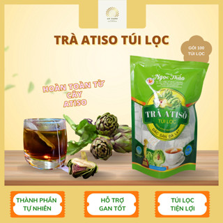  Gói Trà Atiso Đà Lạt Loại 100 Túi Lọc Thơm ngon Thành Phần Tự Nhiên Nước Trà Tea Chè 