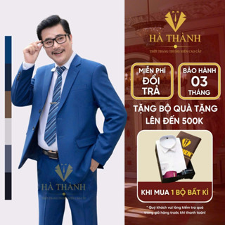 [TẶNG 5 MÓN QUÀ] Bộ Vest Nam Trung Niên Chất Vải Tuýt Si Nhập Khẩu Ấn Độ Kèm 5 Quà Tặng