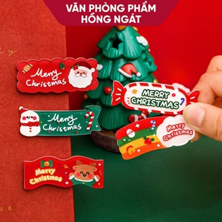 Kẹp tóc noel cho bé cute dễ thương làm quà tặng học sinh mùa giáng sinh N085