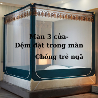  Mùng cho bé màn khung vuông không khoan tường mùng ngủ chống muỗi cho bé có đầy đủ kích thước,chống ngã cho bé hiệu qả 