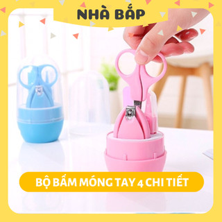  Bộ Bấm Móng Tay 4 Chi Tiết An Toàn Cho Bé Sơ Sinh - Nhà Bắp Store 