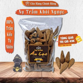 Bao Trầm Nụ 100g Khoản 50 Nụ Trầm Kiến Tự Nhiên 100% mùi thơm dịu không hóa chất Dùng Thác Và Lư