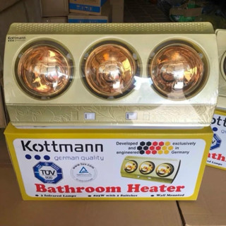 Đèn Sưởi Nhà Tắm KOTTMANN 2 Bóng Chuẩn Cao Cấp , Máy Sưởi Nhà Tắm KOTTMANN 3 Bóng  Công Suất Lớn Tiết Kiệm Điện TM Store