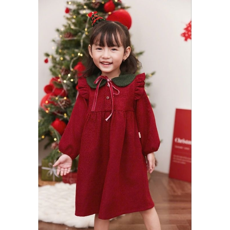 Váy hachic blia cổ choàng xanh xinh xắn nanci ha noi