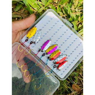  mồi câu cá chày thìa lượn câu cá chày suối mồi thìa decal câu lure 