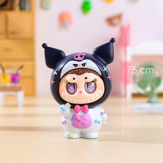 Khuôn silicone 2D - 3D LABUBU MY MELODY KUROMI, làm DIY, tượng thạch cao, composite, nến