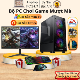 Bộ PC Gaming Full Bộ Chơi Mượt Các Game Online Với Card rời GT 1050 Chip i5,i7 Mới-BH 2 Năm
